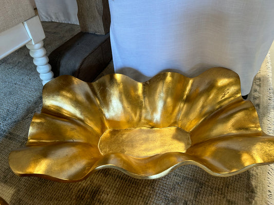 Gold Leaf Furman Decorative Bowl