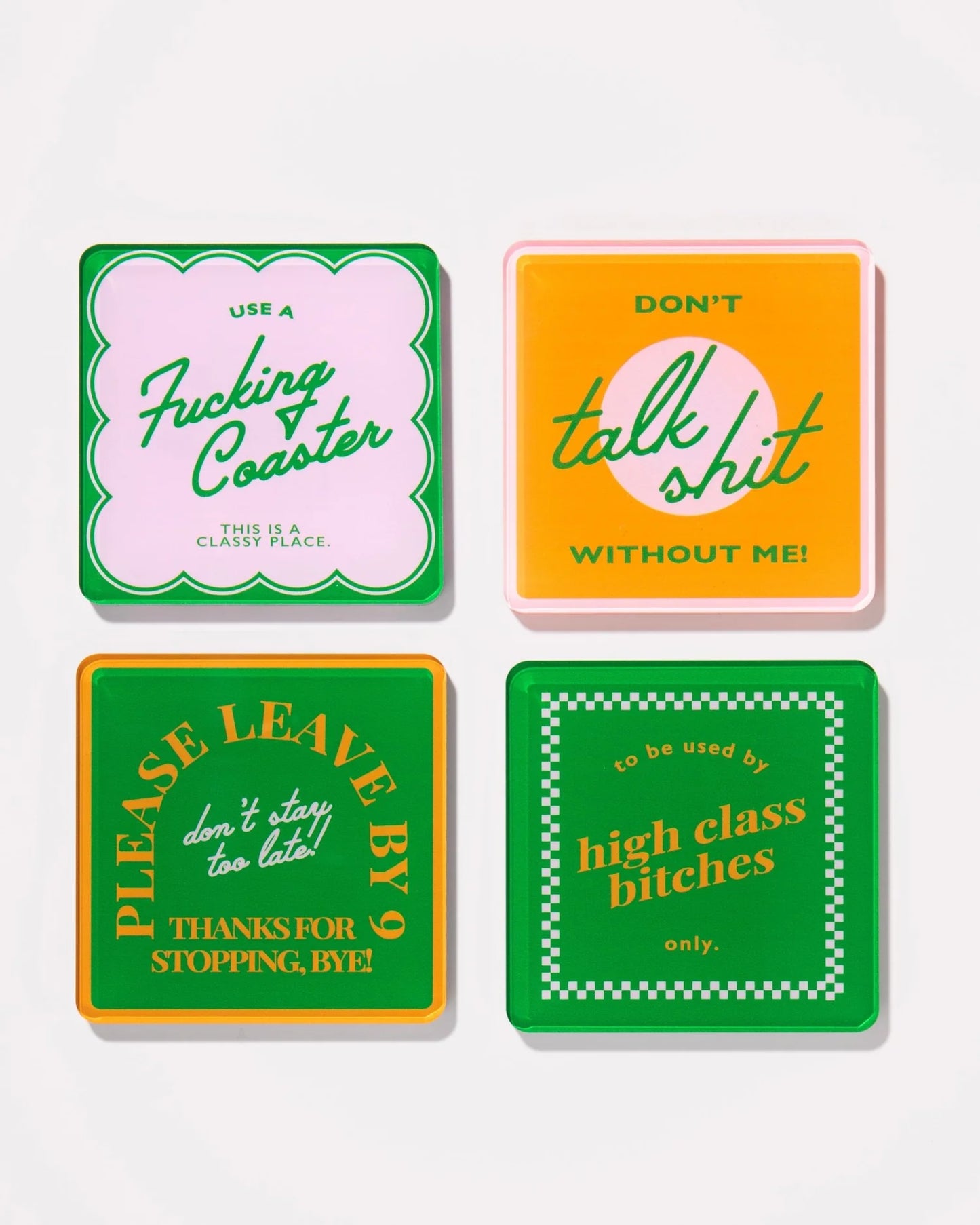 Snarky Orange | Set of 4 Coasters