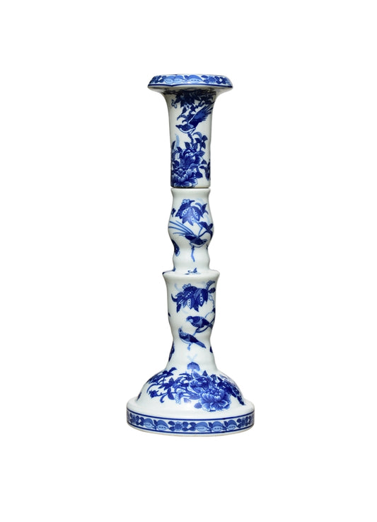 LG Chinoiserie Candlestick PAIR