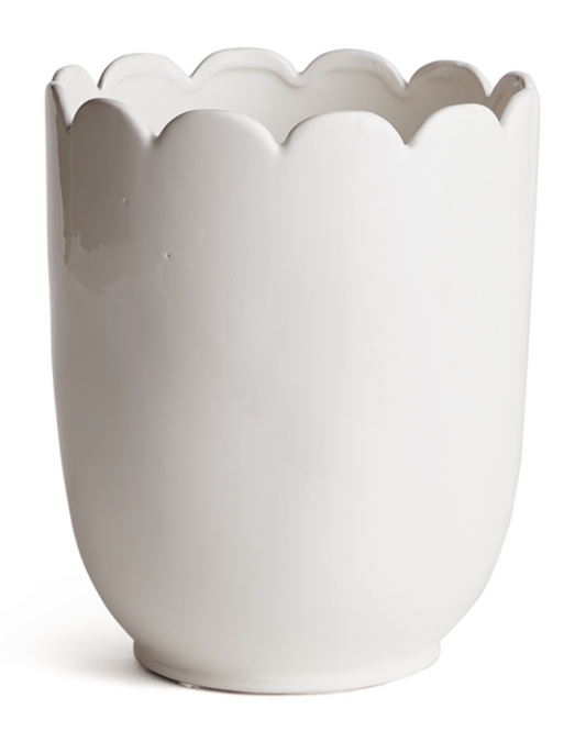 MIRABELLE SCALLOPED EDGE CACHEPOT