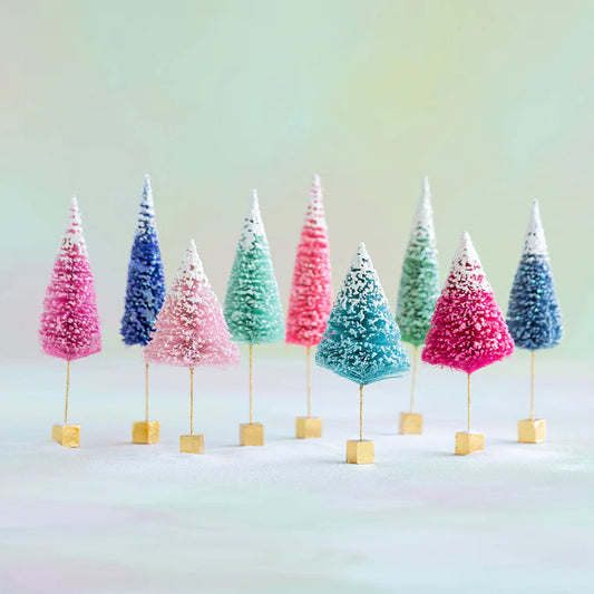 FROSTED SUGAR SISAL TREE, MEDIUM