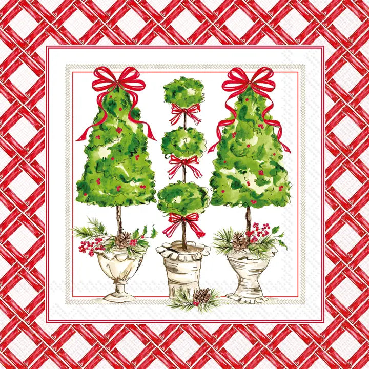 Paper Cocktail Napkins 20 Ct Christmas