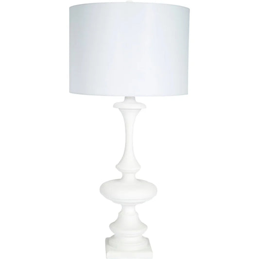 OWD- Barnes White Gesso Lamp