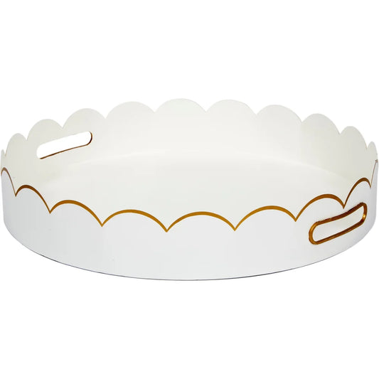 OWD- Eloise White/Gold Round