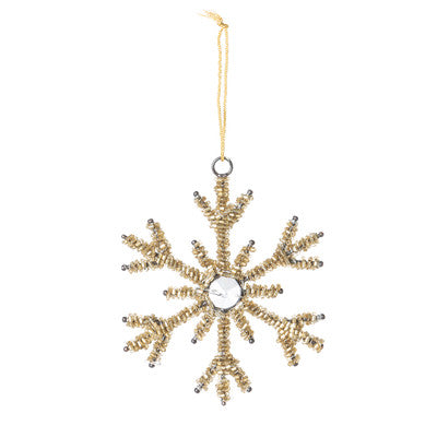 PH-Snowflake Beaded Ornament