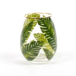 Palm Stemless Wine Glass
