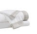 Olivia Sheet Set- King/(White/Dune)