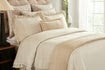 Ruffle Duvet Cover- King/Beige